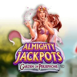 Almighty Jackpots: Garden of Persephone logo by Novomatic at Casoo Casino