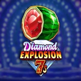 Diamond Explosion 7s online game logo by RubyPlay on casoocasino.co