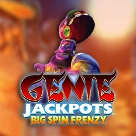 Jackpots logo of Genie Jackpots: Big Spin Frenzy from Blueprint Gaming at Casoo Casino