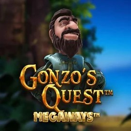 Gonzo's Quest Megaways logo – Slots by Red Tiger Gaming at Casoo Casino