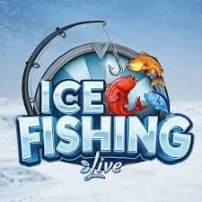 Ice Fishing Live slot icon by Evolution, available at Casoo Casino