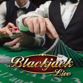 Live Blackjack slot visual from Evolution available on casoocasino.co