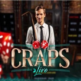 Live Craps slot visual from Evolution available on casoocasino.co