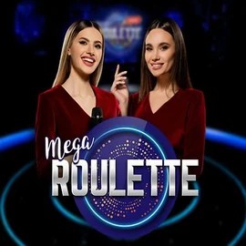 Official Live Casino logo: Mega Roulette by Pragmatic Play at Casoo Casino