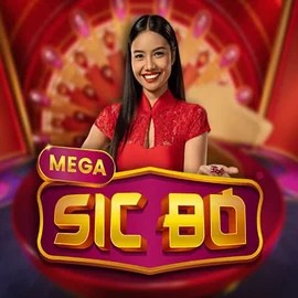 Official Live Casino logo: Mega Sic Bo by Pragmatic Play at Casoo Casino