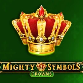 Mighty Symbols Crowns online game logo by Wazdan on casoocasino.co