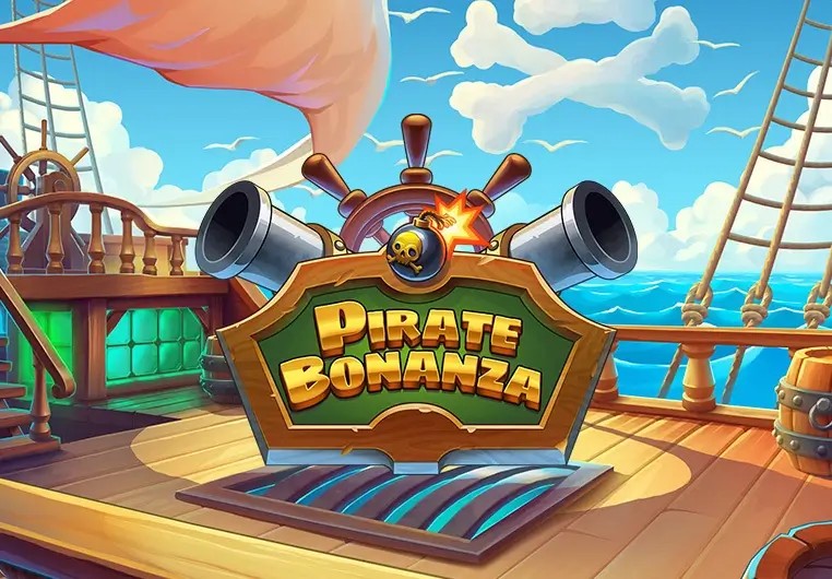 Slots logo of Pirate Bonanza Slot from Backseat Gaming at Casoo Casino