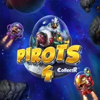 Official Slots logo: Pirots 4 by ELK Studios at Casoo Casino