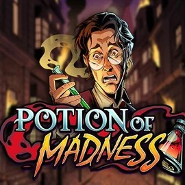 Slots logo of Potion of Madness from Play'n GO at Casoo Casino