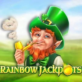 Rainbow Jackpots logo – Jackpots by Red Tiger Gaming at Casoo Casino