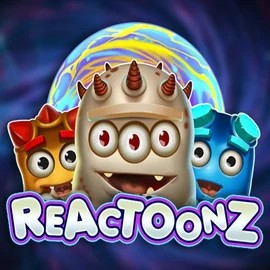 Slots logo of Reactoonz from Play’n GO at Casoo Casino