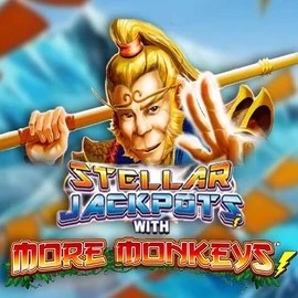 Stellar Jackpots with More Monkeys game by Lightning Box Game – logo hosted on Casoo Casino