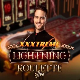 Live Casino logo of XXXtreme Lightning Roulette from Evolution at Casoo Casino